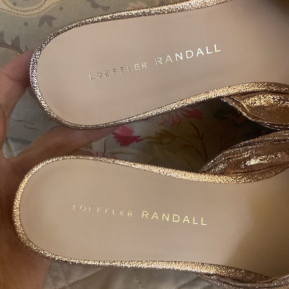 Loeffler Randall, Emilia pleated knot mule-Dune color - Picture 4 of 9